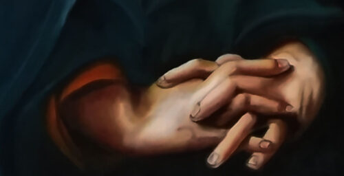 La cattura di Cristo - Riproduzione  - Caravaggio - Olio su tela 70 x 100 - immagine 2