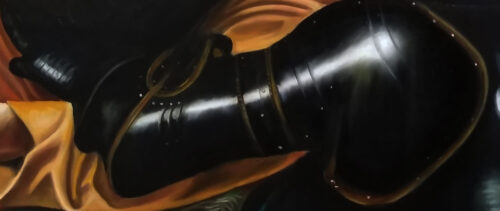 La cattura di Cristo - Riproduzione  - Caravaggio - Olio su tela 70 x 100 - immagine 4