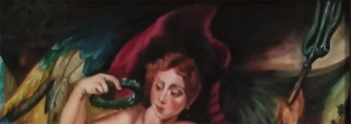 L'UNIONE DI TERRA E ACQUA - Riproduzione  - Rubens, Pierre Paul Rubens - Olio su tela 70 x 100 (Copia) - immagine 3
